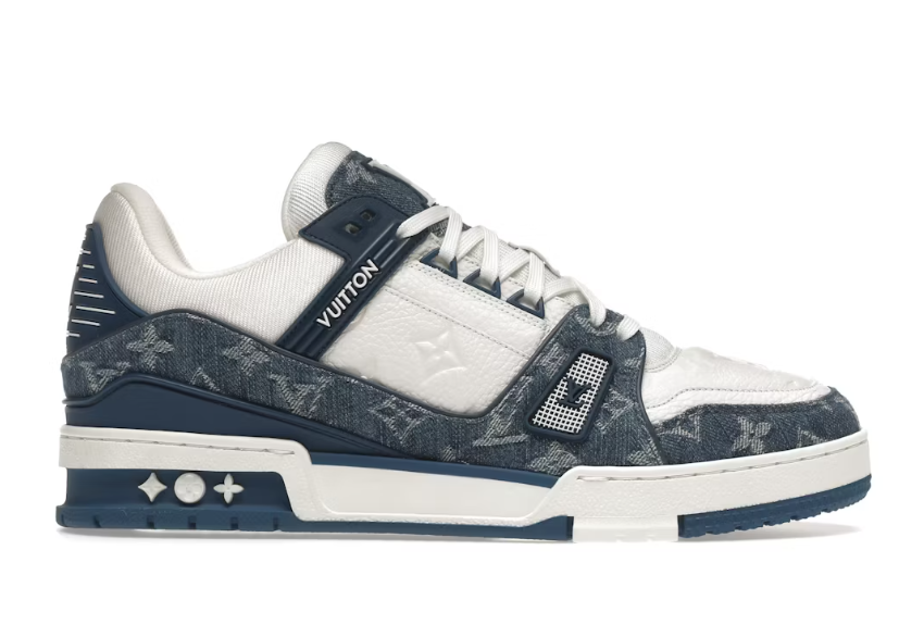 LV Trainer Jeans Blu