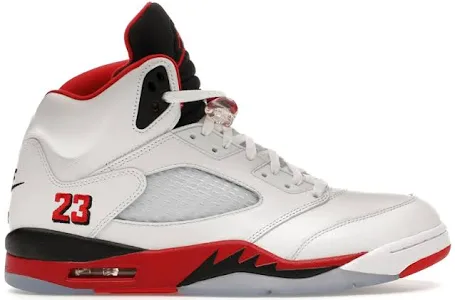 Jordan 5 White Red